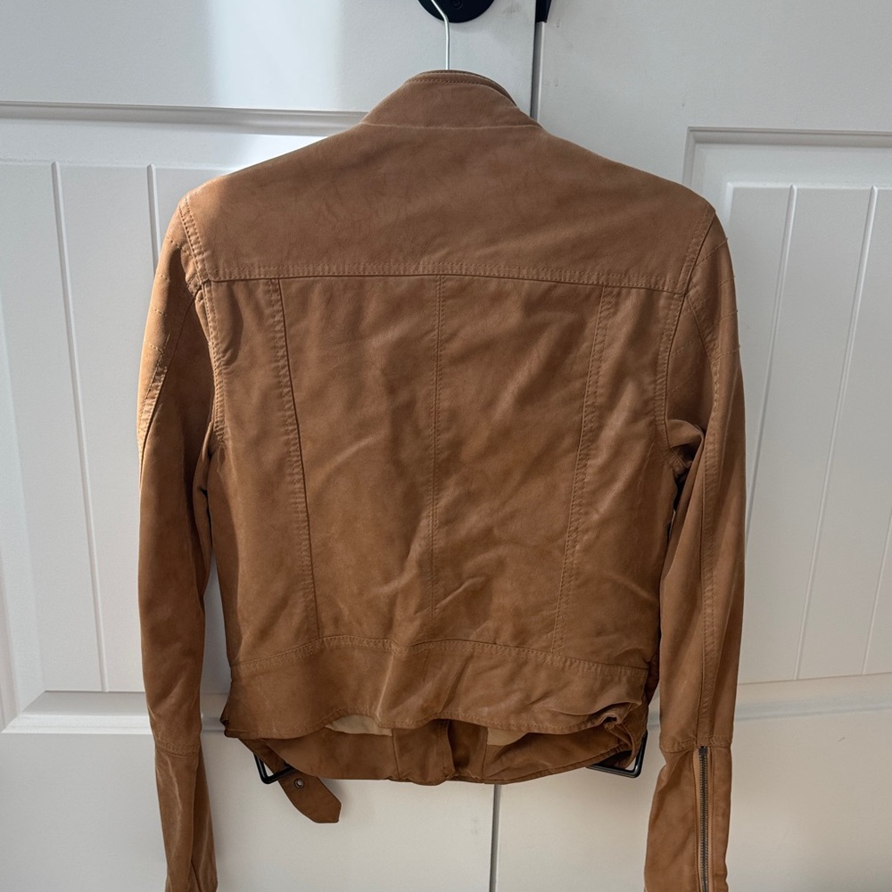 Free People We The Free Faux Leather Moto Jacket - Picture 4 of 5